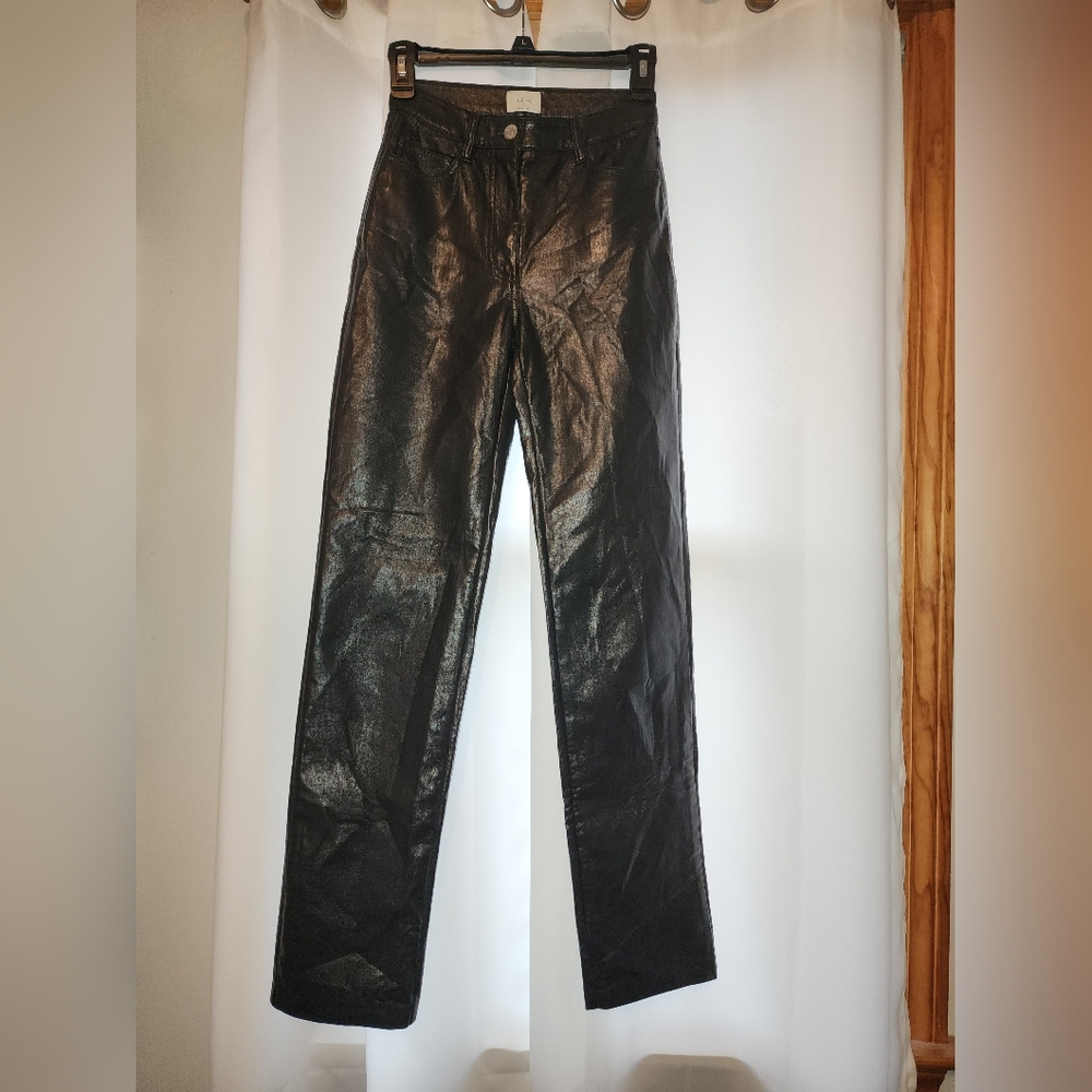 Wilfred Black Shiny Pants